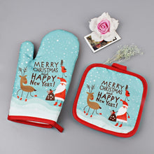 Load image into Gallery viewer, (1 Set ) Christmas Baking Anti-Hot Gloves