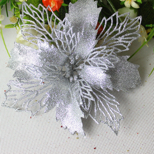 (1 PC) 16 CM Romantic Rosette Hanging Charm Christmas Party Tree Ornament