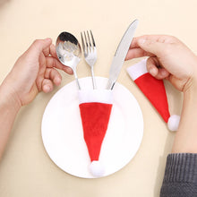 Load image into Gallery viewer, Christmas Hat Cutlery Holder