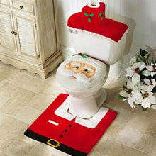 Load image into Gallery viewer, Bathroom Toilet Seat Cover Christmas Decor
