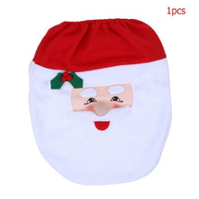 Load image into Gallery viewer, Bathroom Toilet Seat Cover Christmas Decor