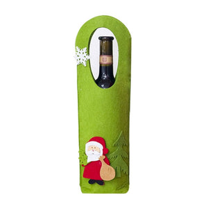 Christmas Wine Bottle Dust Cover