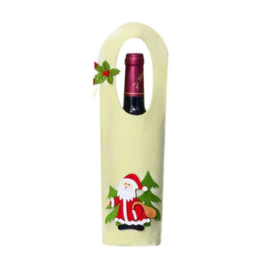 Christmas Wine Bottle Dust Cover